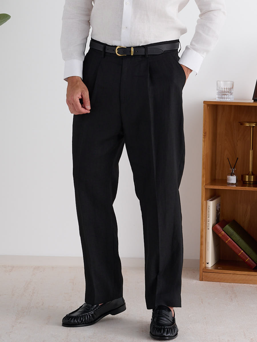 Pantalones de lino Minori Loops