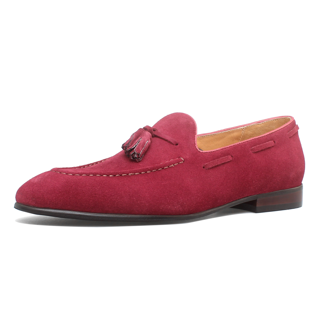 Herren Bologna Wildleder-Quasten-Loafer