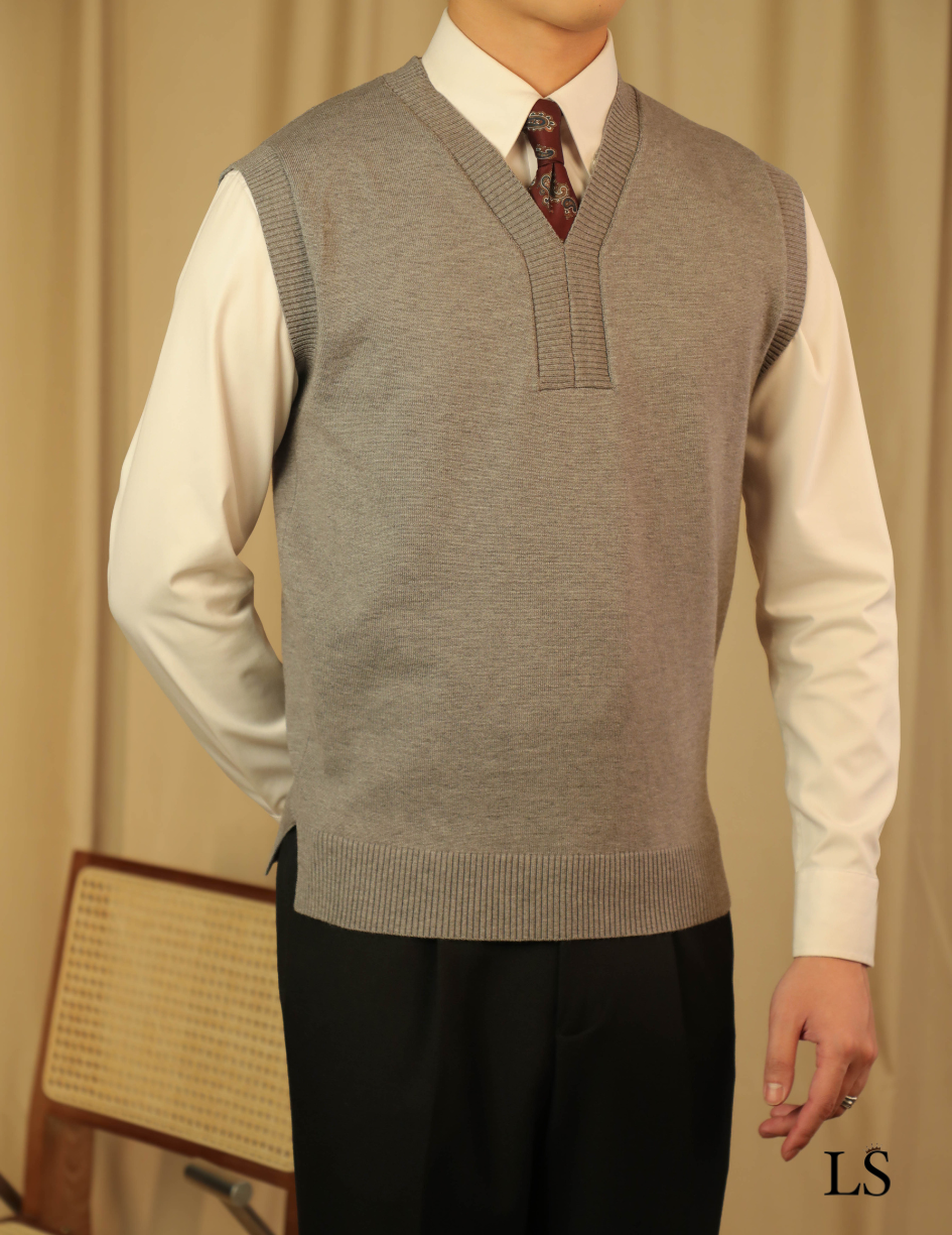 Chaleco de hombre con trabillas LS01
