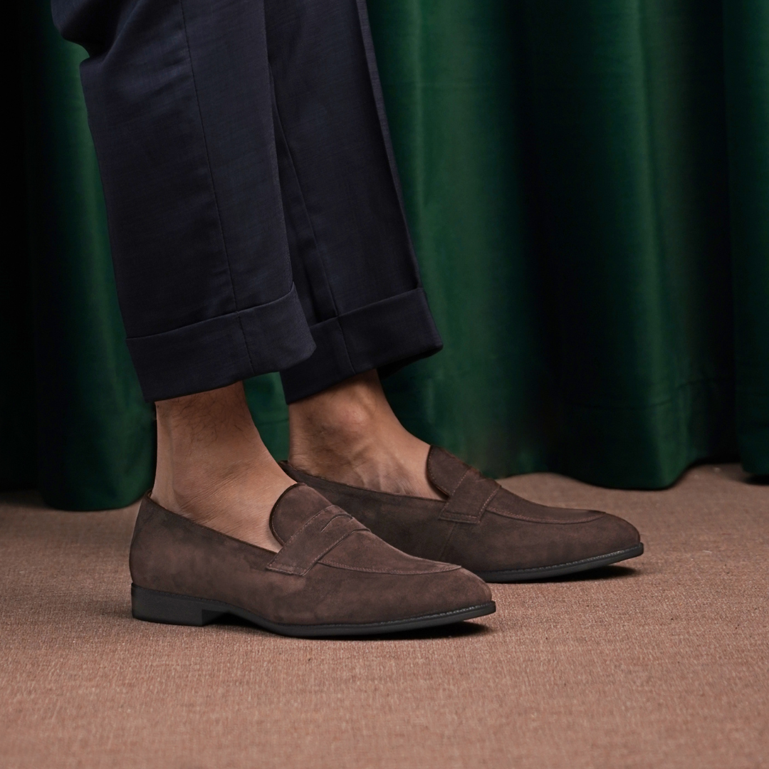 Herren Cagliari Wildleder Penny-Loafer