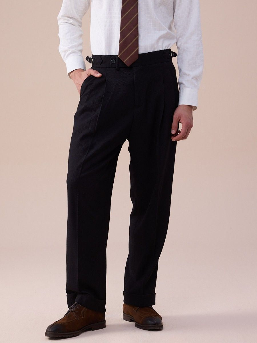 Pantalones Trento de tiro alto y pierna ancha