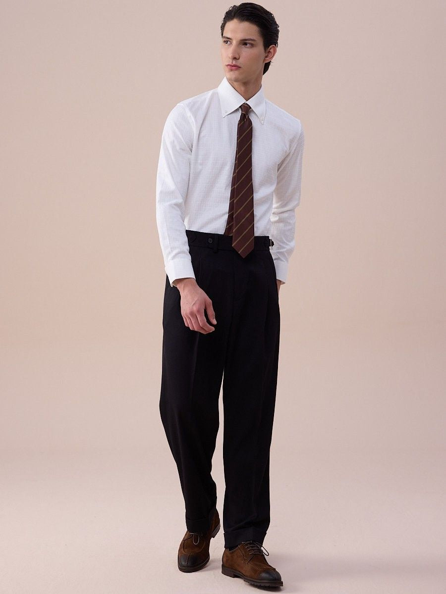Pantalones Trento de tiro alto y pierna ancha