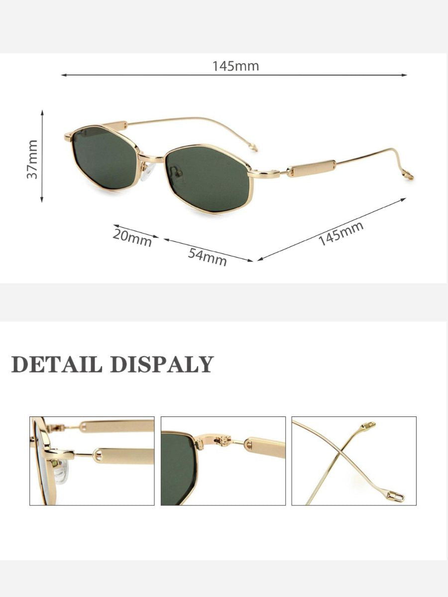 Loops Polygon Metall-Sonnenbrille