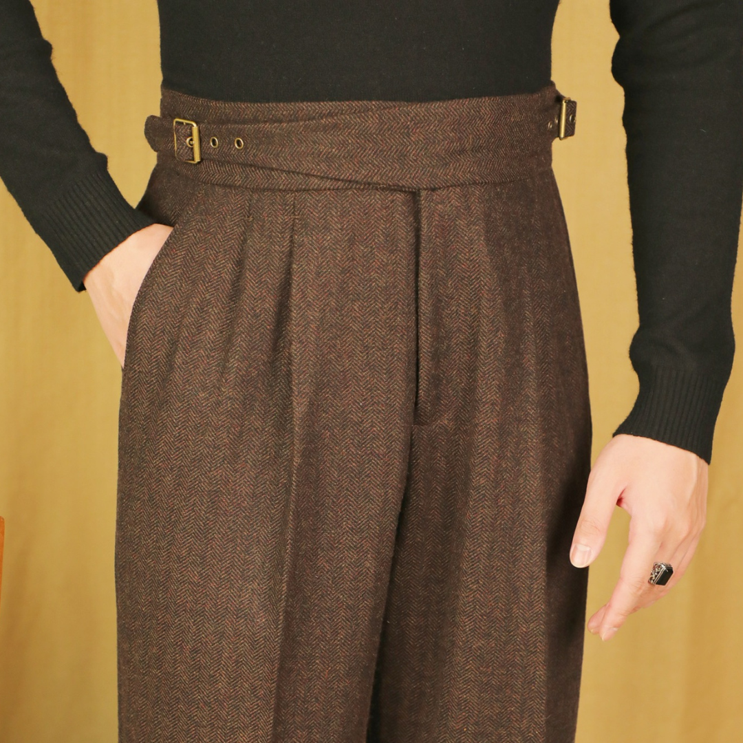 Pantalones Gurkha Palermo con trabillas