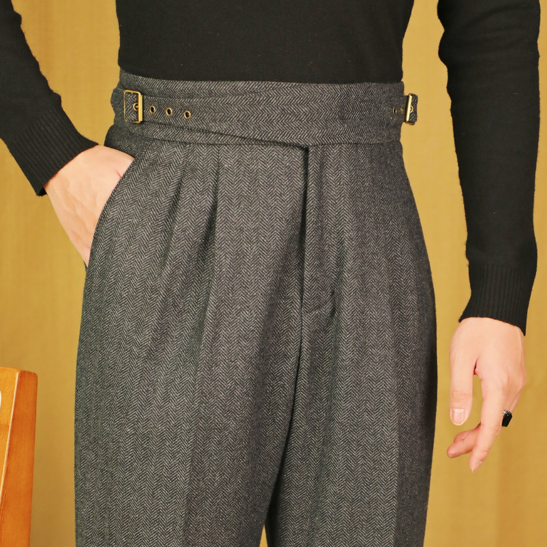 Pantalones Gurkha Palermo con trabillas
