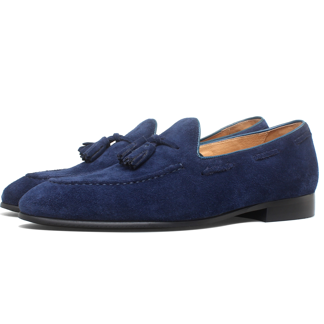 Herren Bologna Wildleder-Quasten-Loafer