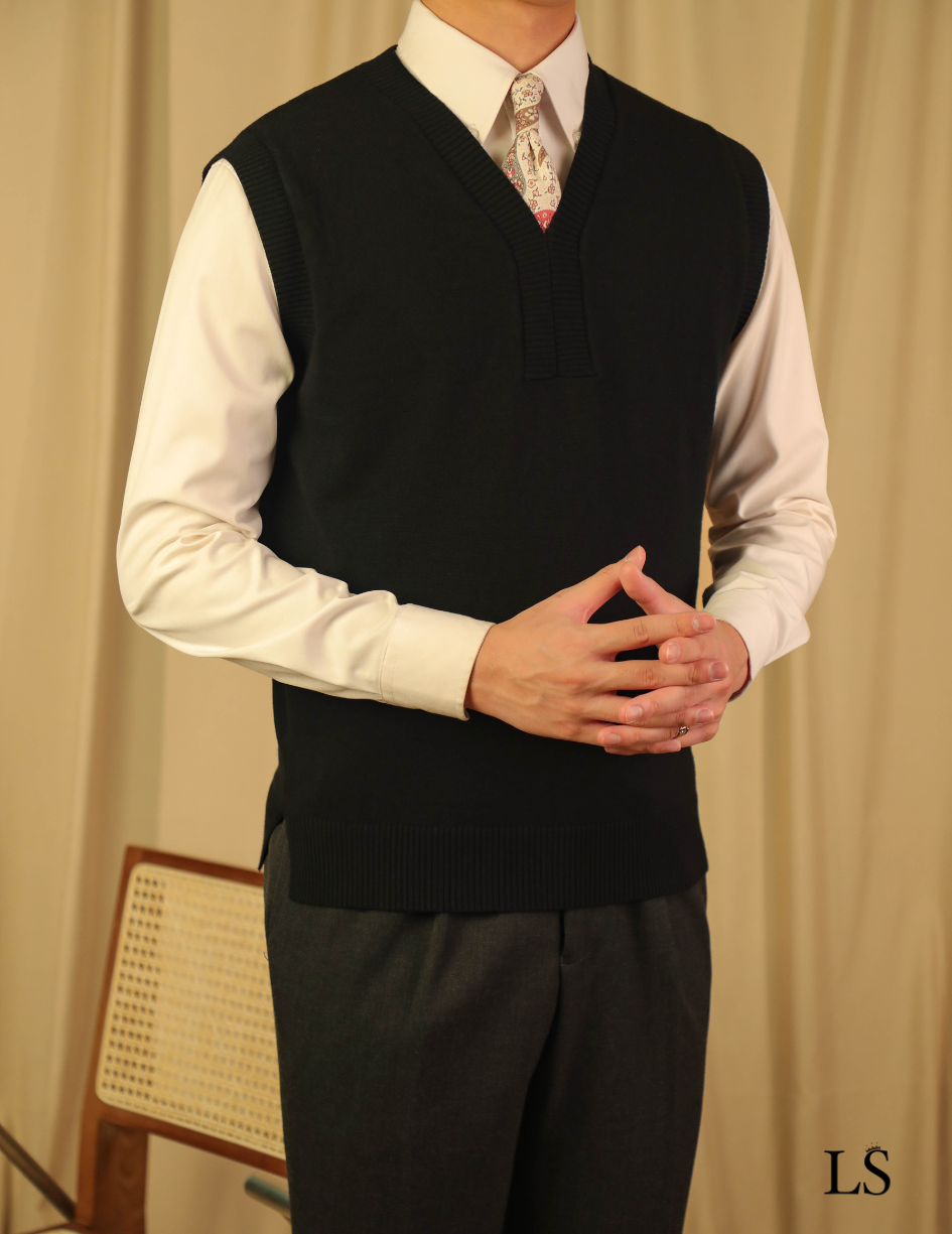 Chaleco de hombre con trabillas LS01