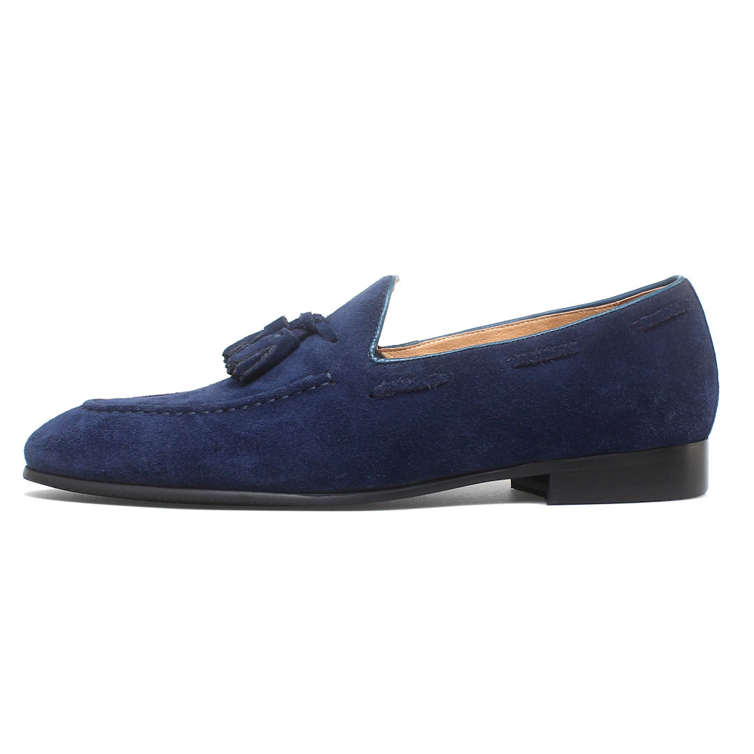 Herren Bologna Wildleder-Quasten-Loafer