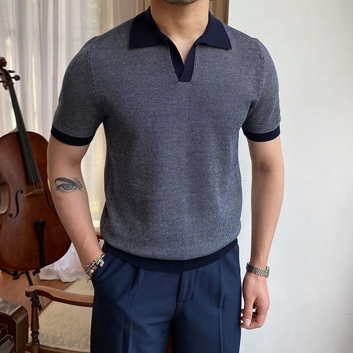 Polo Tencel Marsala