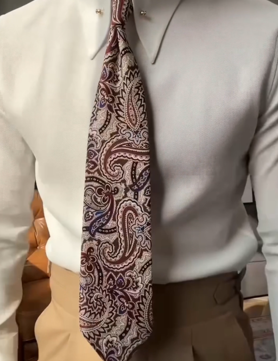 Paisley-Muster Krawatte