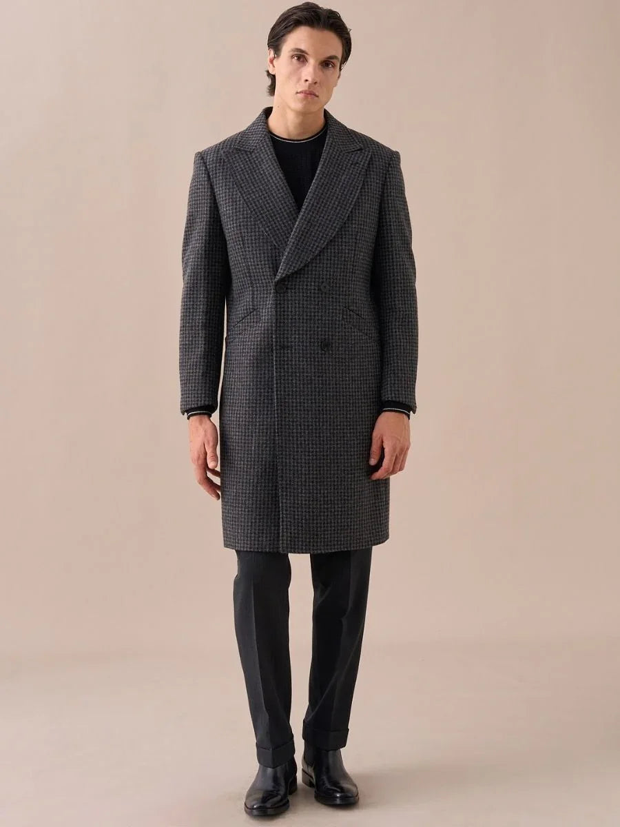 Manteau en laine croisé Salerno