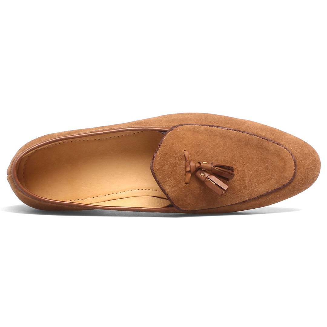 Herren Napoli Wildleder-Quasten-Loafer