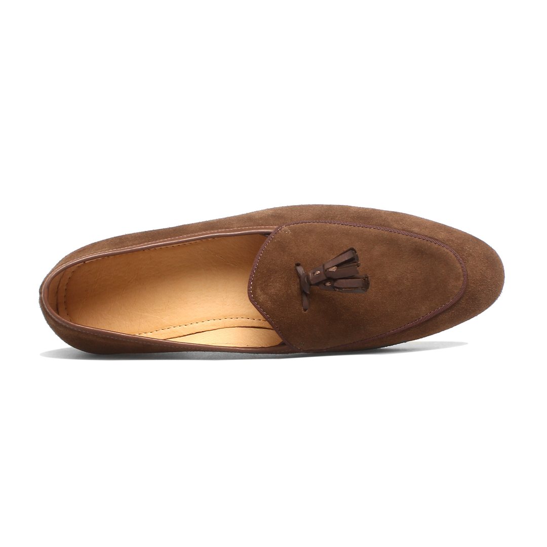 Herren Napoli Wildleder-Quasten-Loafer