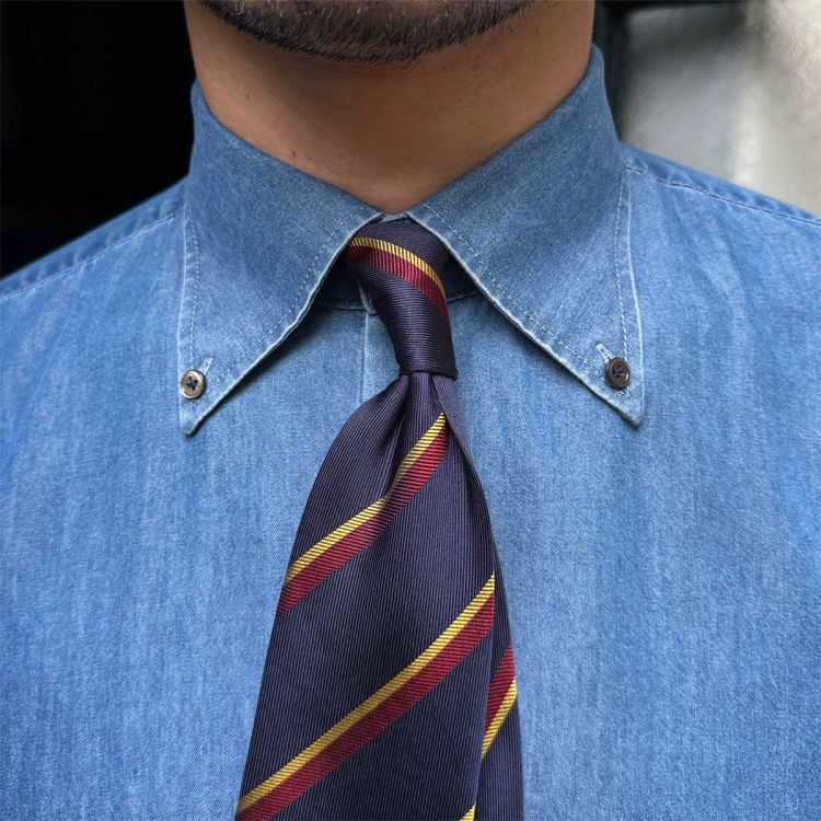 Camisa vaquera de mezcla de lyocell y algodón