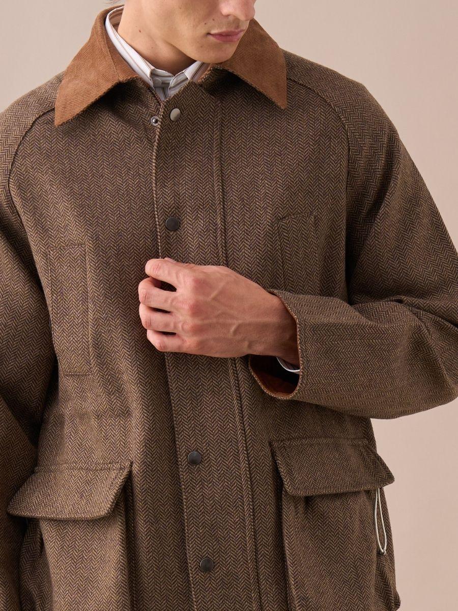 Chaqueta de mezcla de lana Loops Italian Heritage