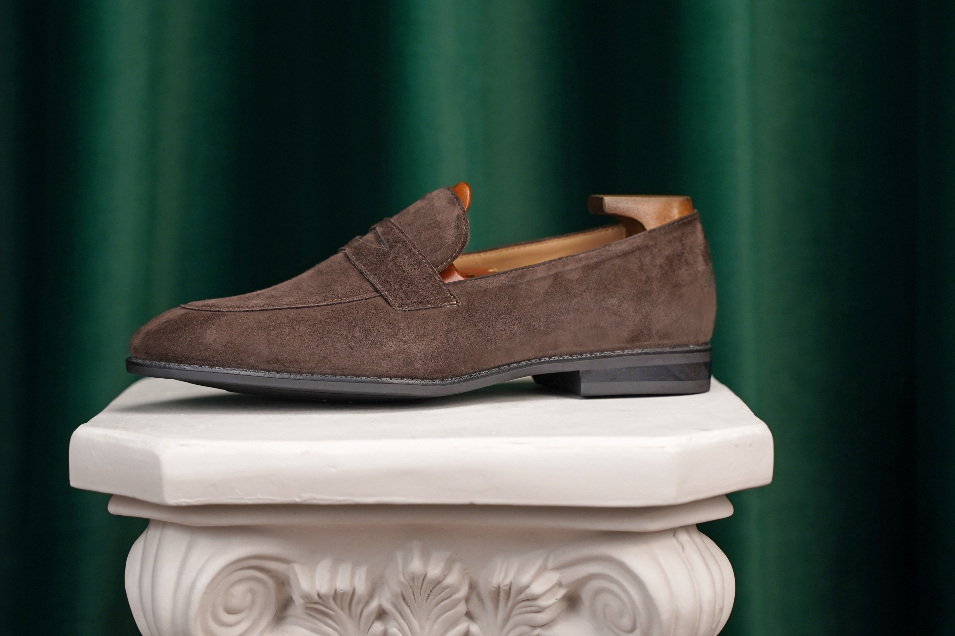 Herren Cagliari Wildleder Penny-Loafer