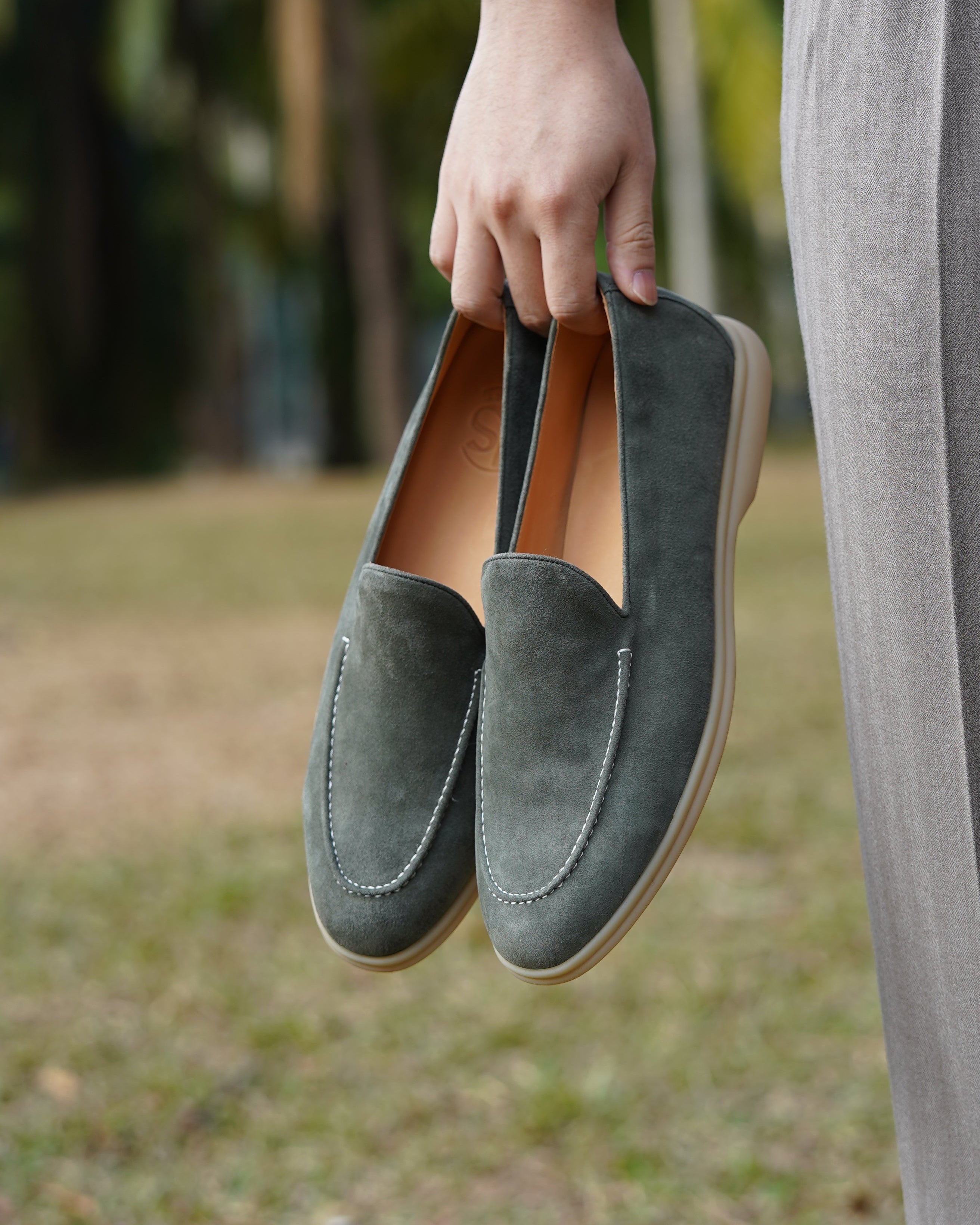 Herren Padova Wildleder-Loafer