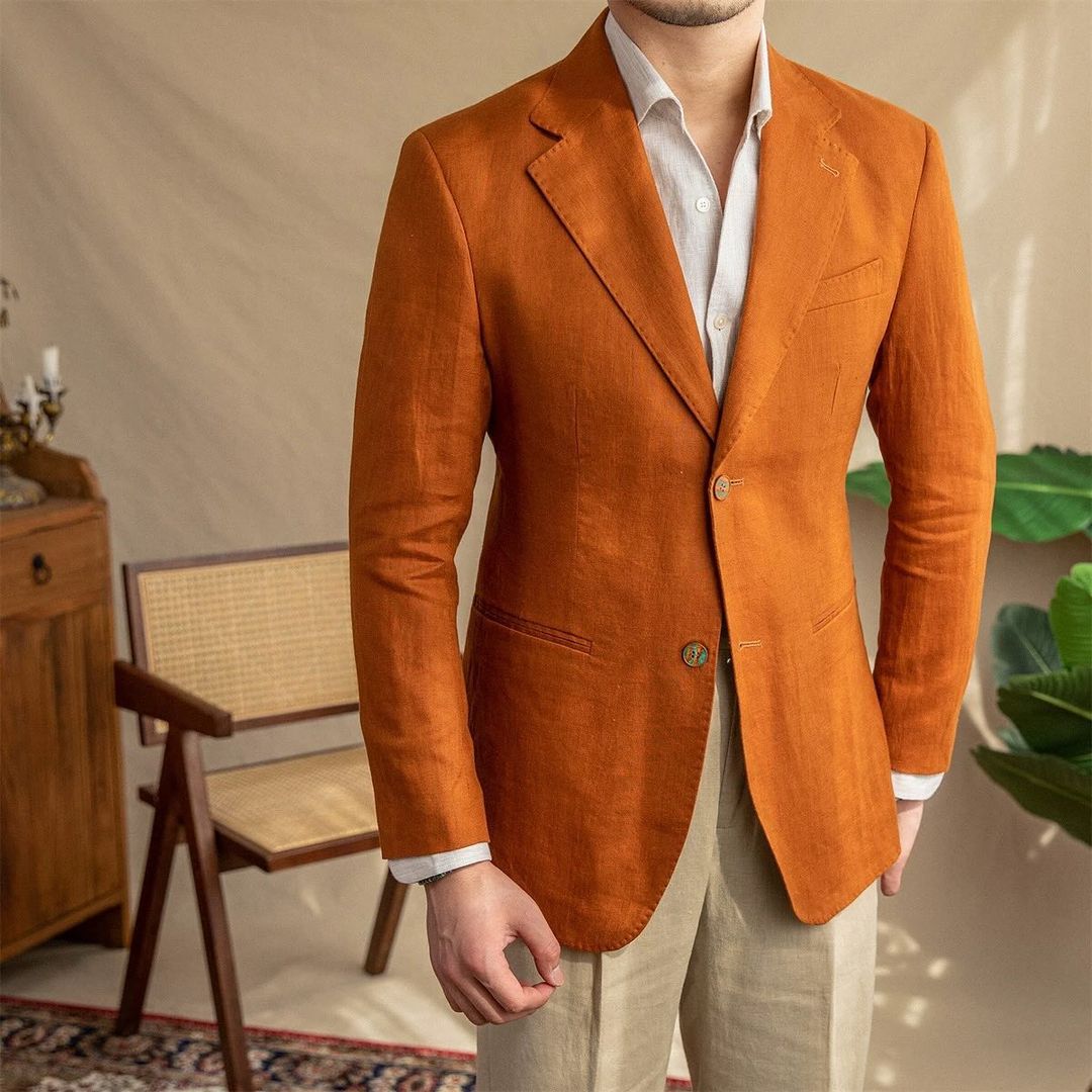 Loops Leinen-Blazer LS036