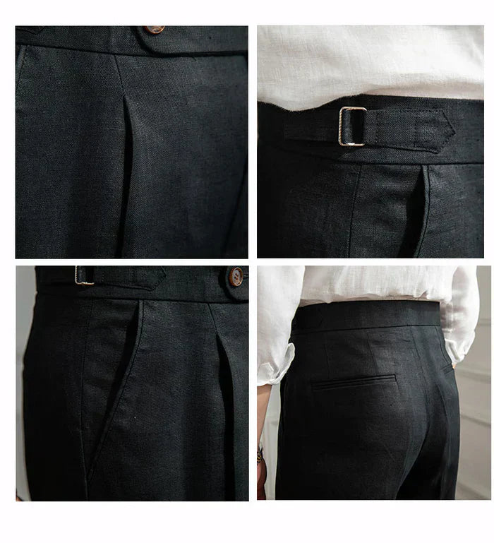 Pantalones Gurkha Lino Puro