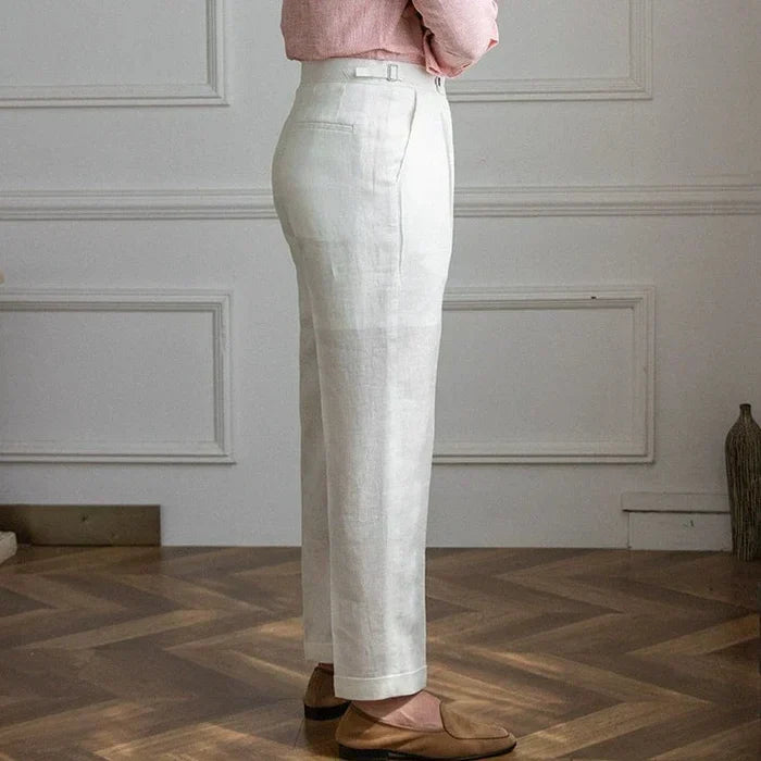 Pantalones Gurkha Lino Puro