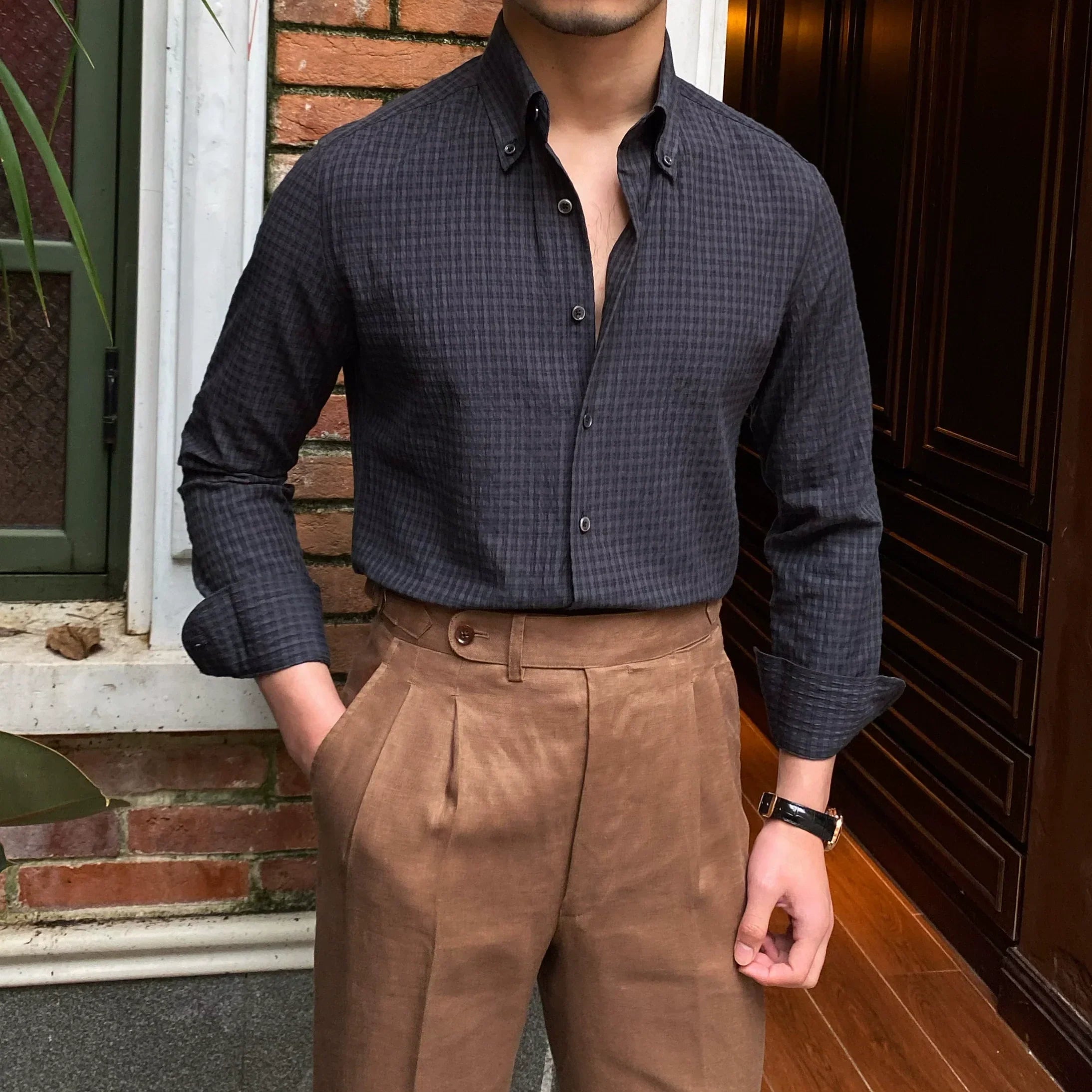 Herren Loops LS038 Hemd