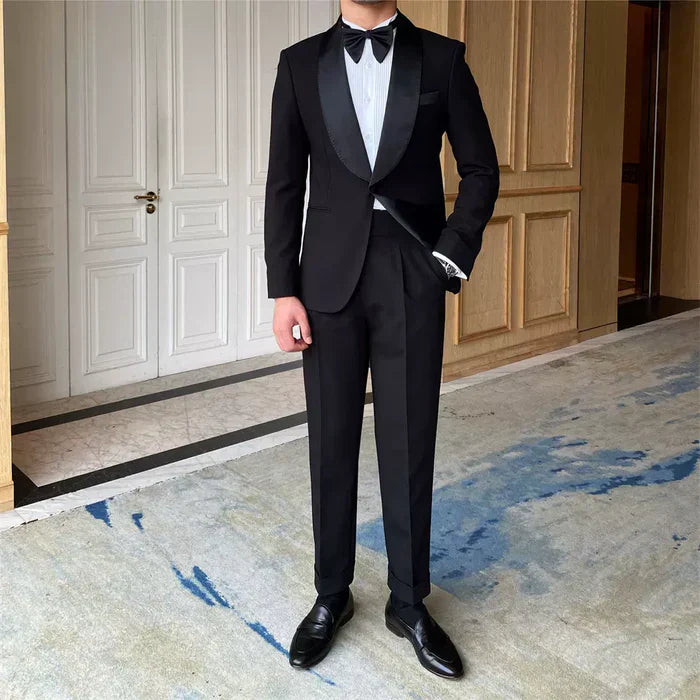 Tuxedo à revers châle