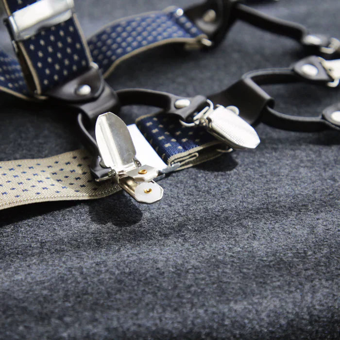 Herren Hosenträger Sechs Clips