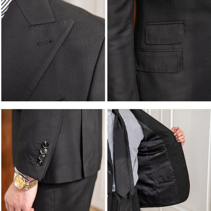 Costume deux pièces italien à deux boutons