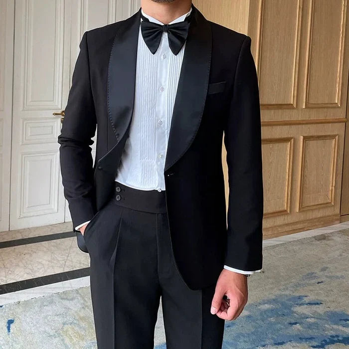 Tuxedo à revers châle