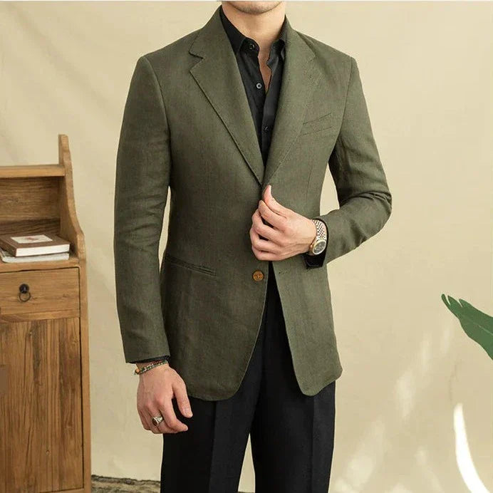 Loops Leinen-Blazer LS036