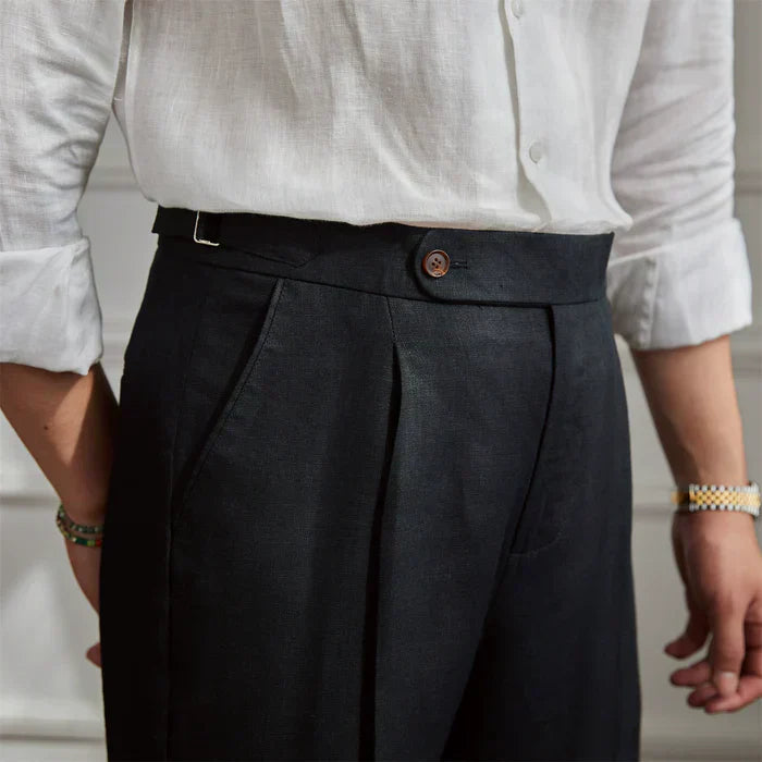 Pantalones Gurkha Lino Puro