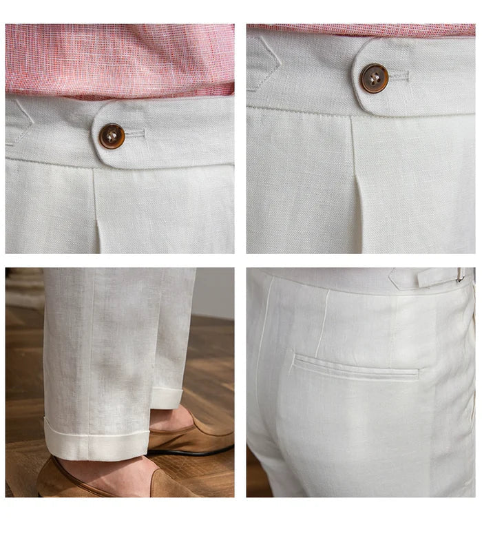 Pantalones Gurkha Lino Puro