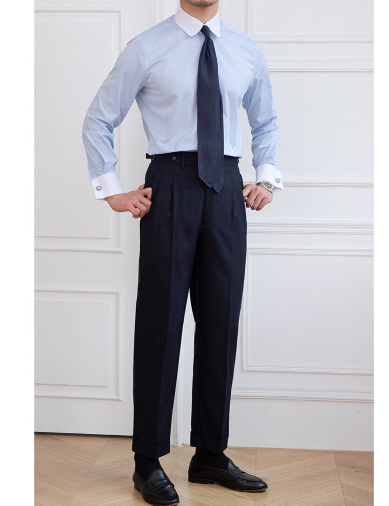 Camicia con Polsini Francesi