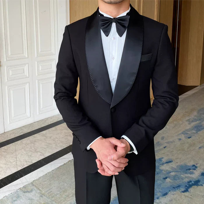 Tuxedo à revers châle