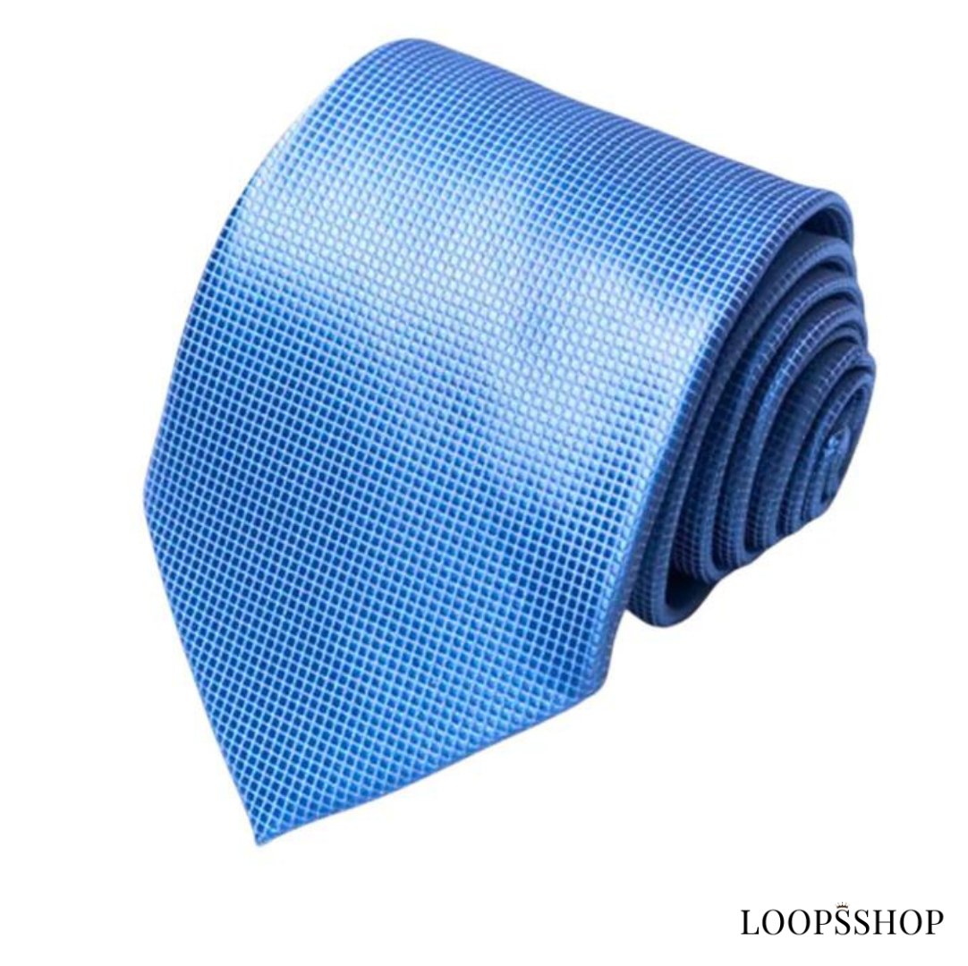 Solid Texture Ties Boucles LS002