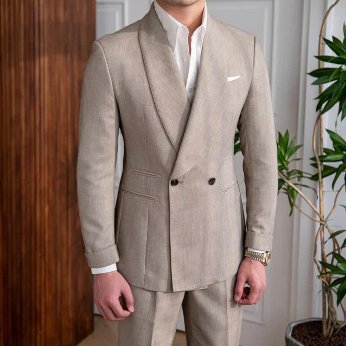 Costume Gregory à revers châle