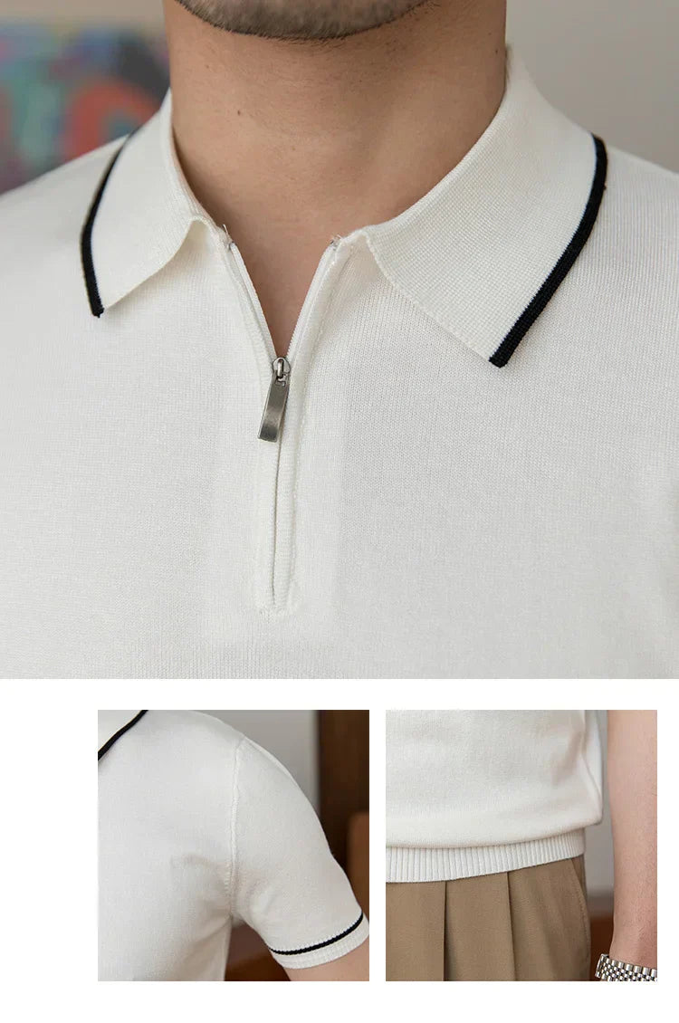 Polo tricoté Looped LS046 pour homme