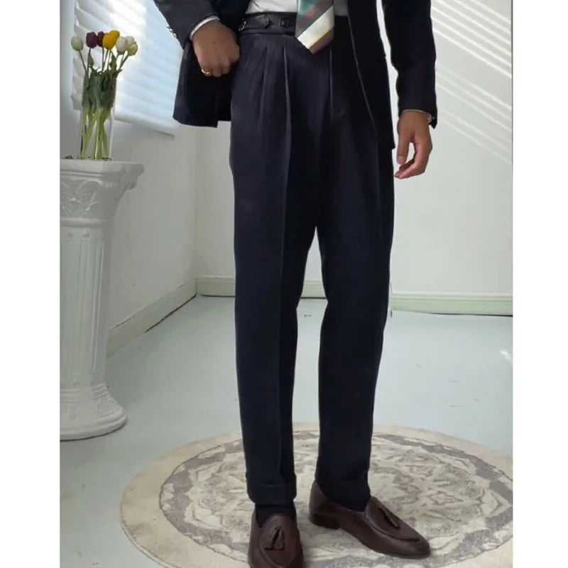 Pantalones con trabillas LS058