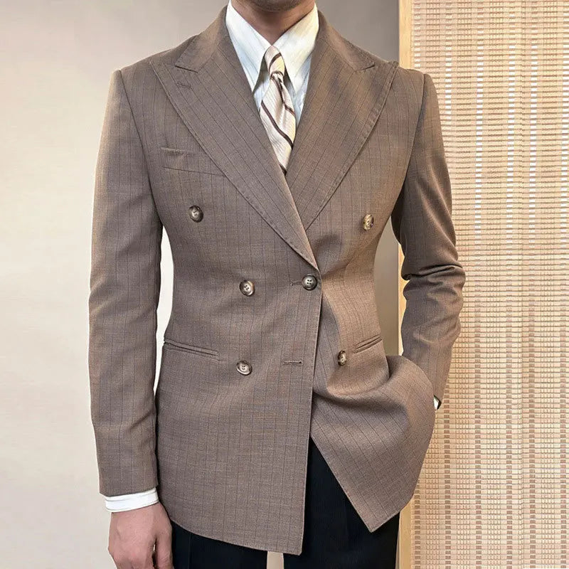 Blazer croisé bouclé LS033