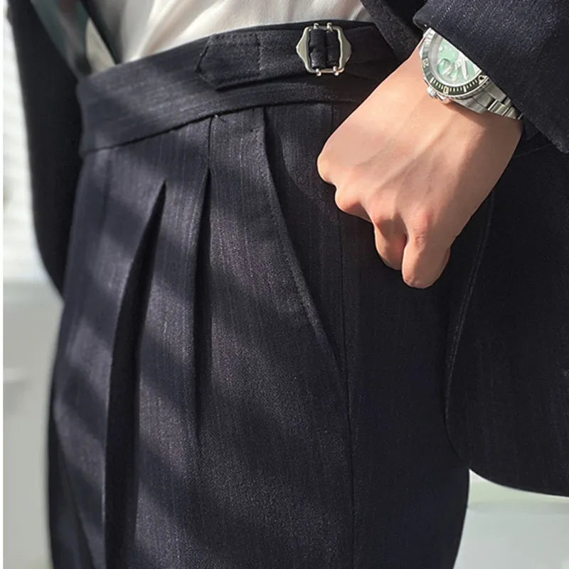 Pantalones con trabillas LS058