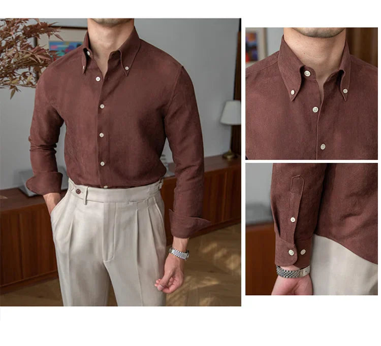 Camicia Elegante Loops LS023 da Uomo