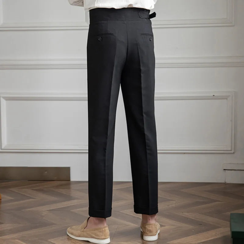 Pantalones Gurkha con trabillas LS048