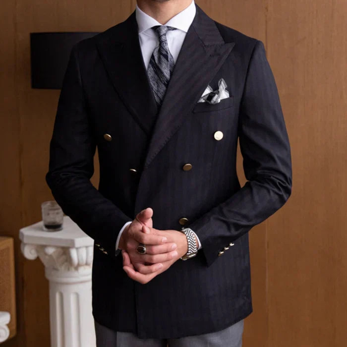 Blazer croisé bouclé LS012