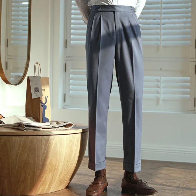 Pantalón Gurkha con trabillas LS073