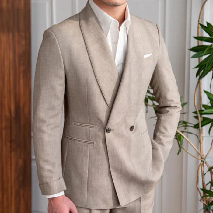 Costume Gregory à revers châle