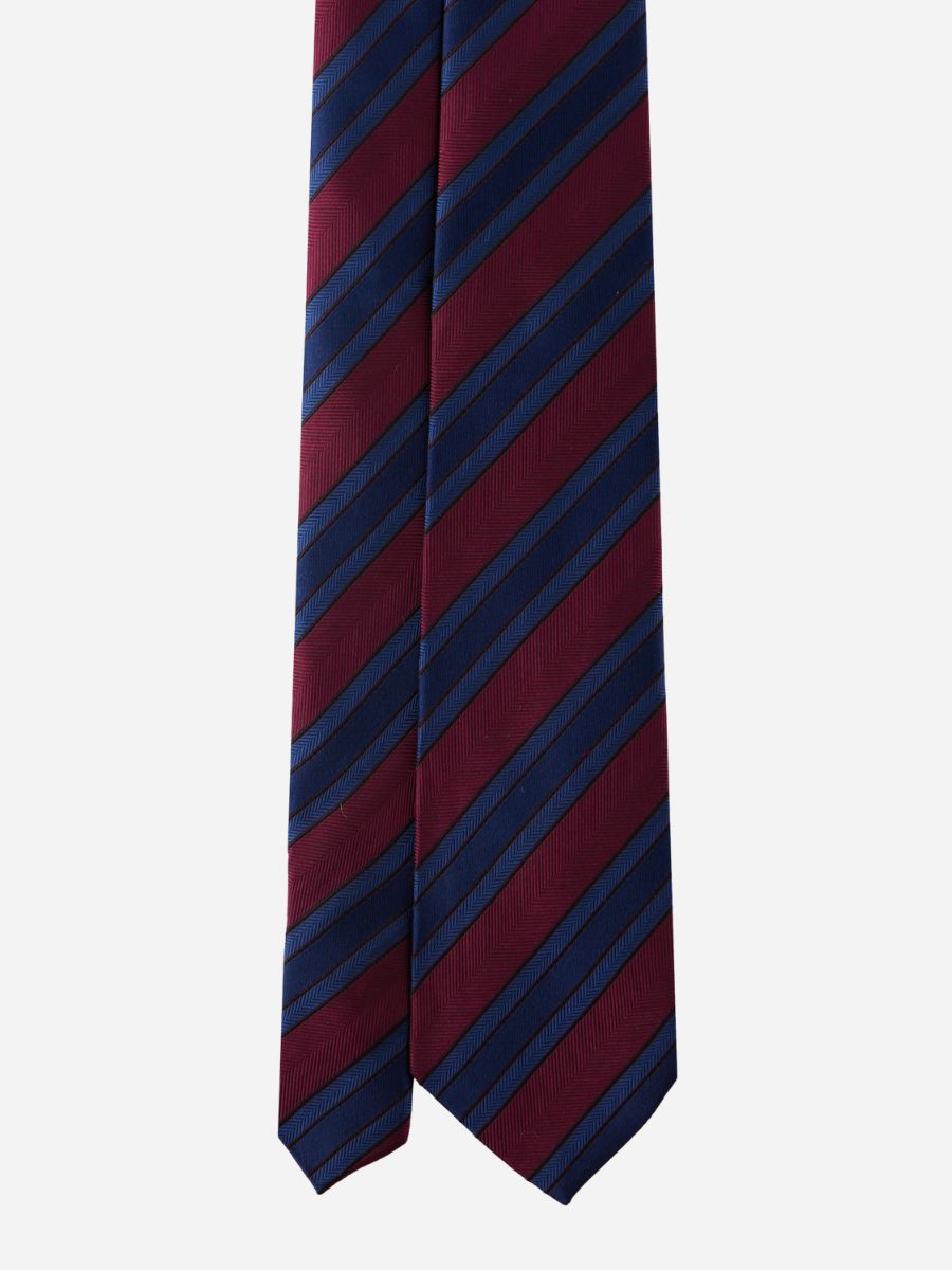 Corbata de seda regimental Loops
