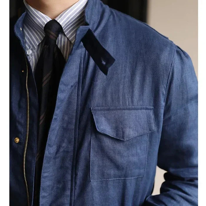 Loops LS001 Herren Leinen-Parka