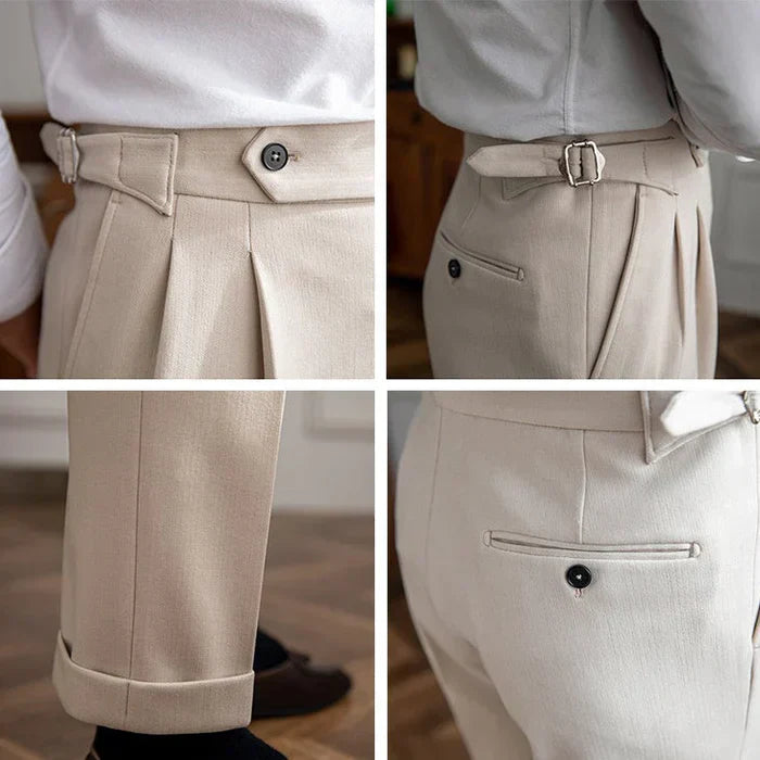 Pantalón Gurkha con trabillas LS054