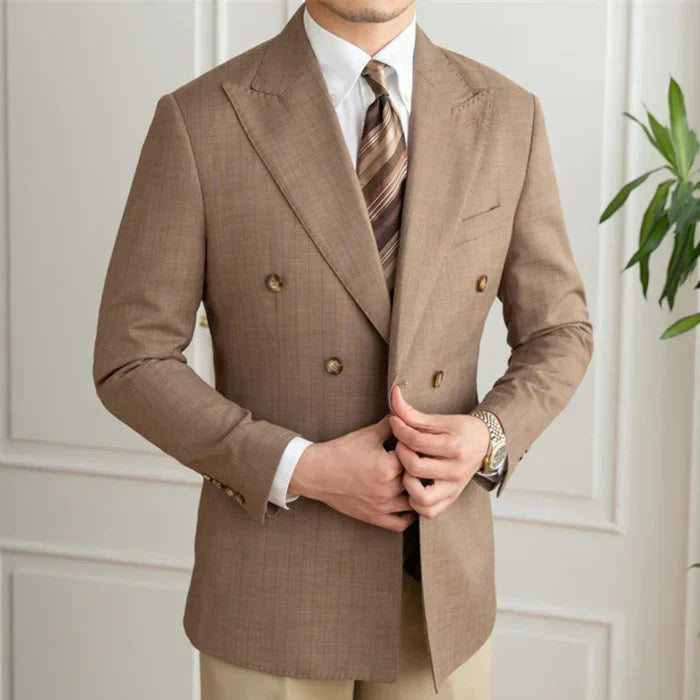 Blazer croisé bouclé LS033