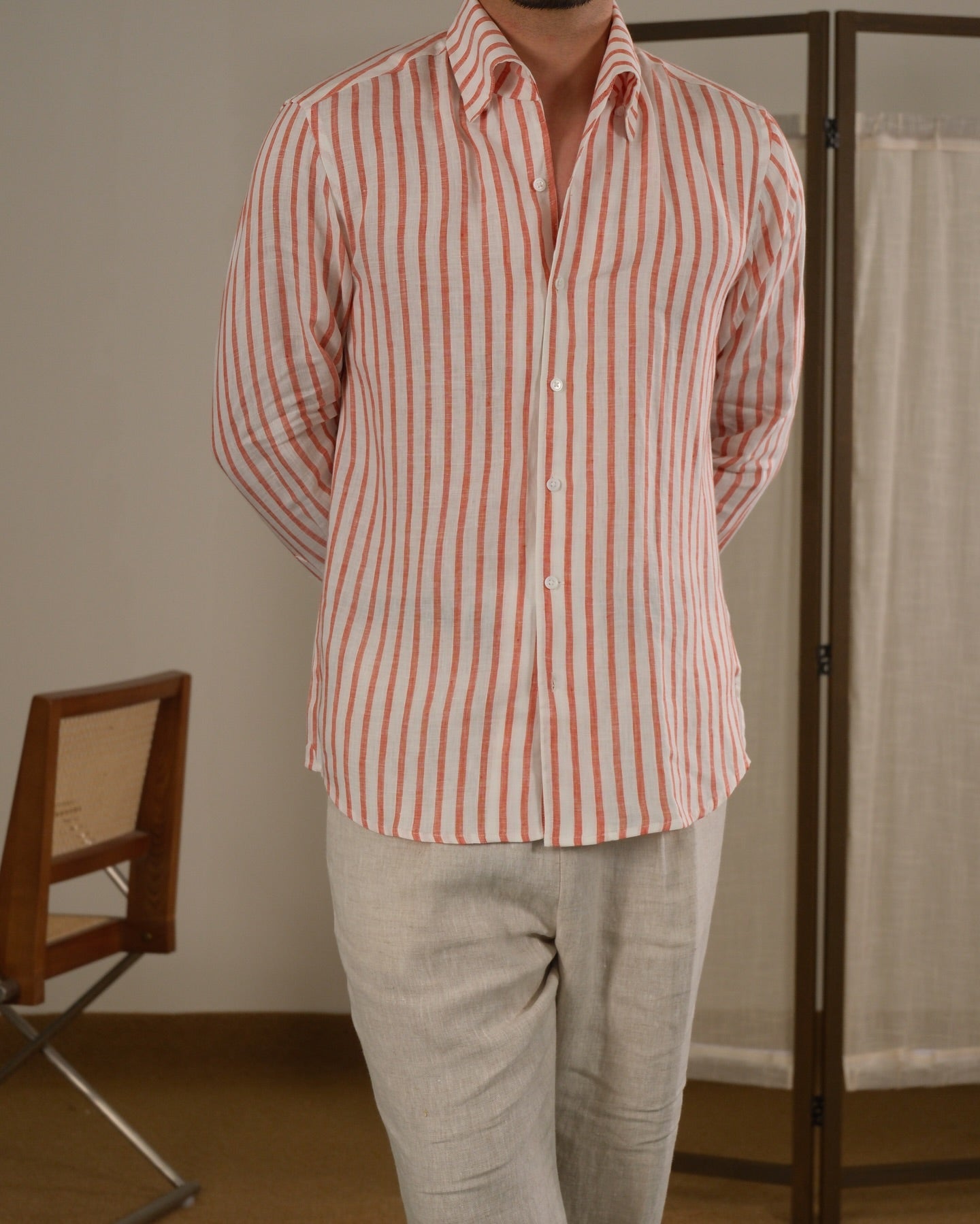 Camisa de lino Napoli